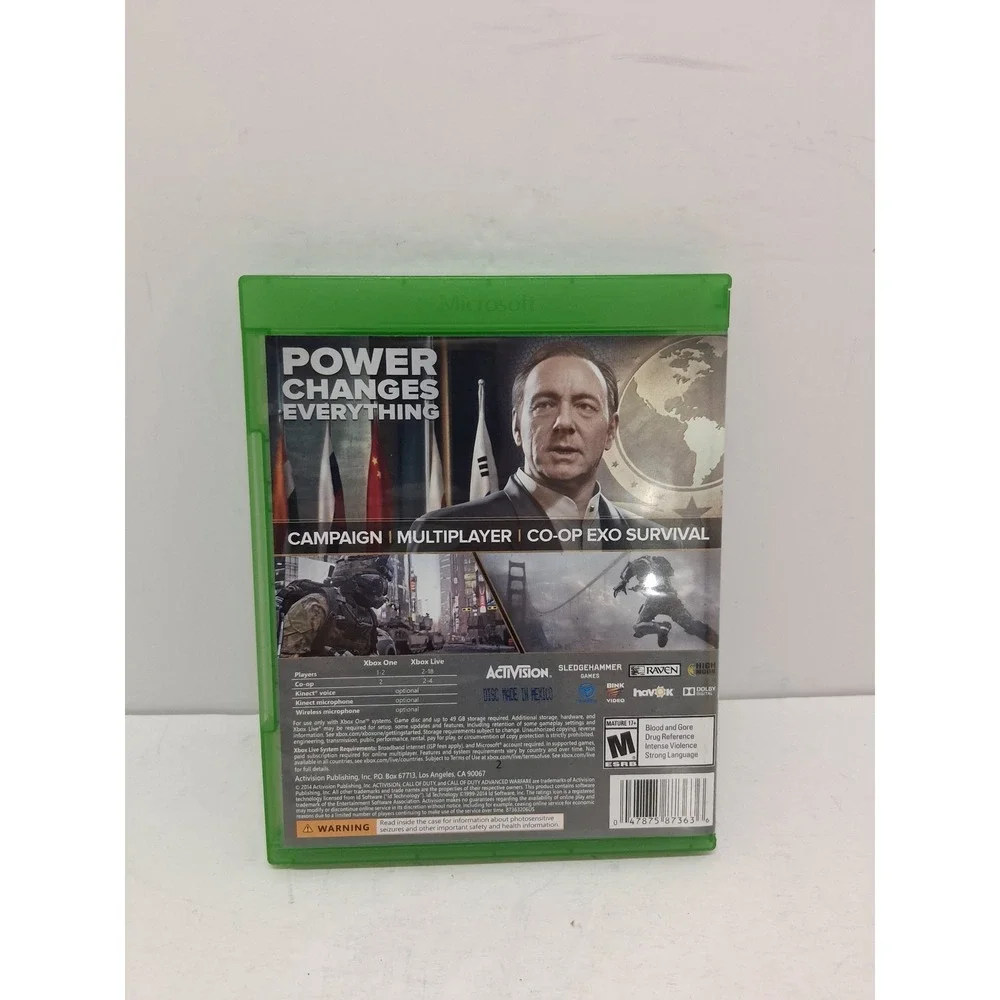Call of Duty Advanced Warfare Xbox One Activision Sledgehammer Games Video Game